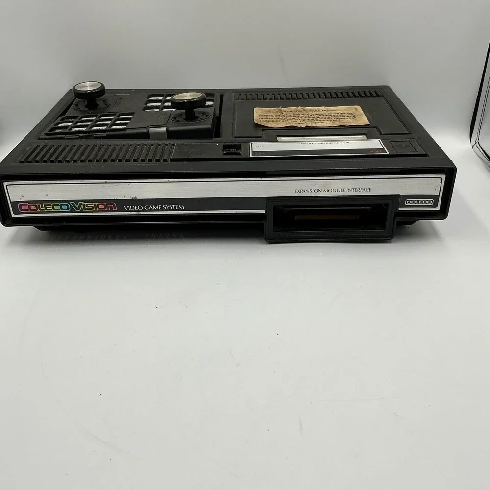 ColecoVision Video Game System Console with Controllers and Games Lot Tested